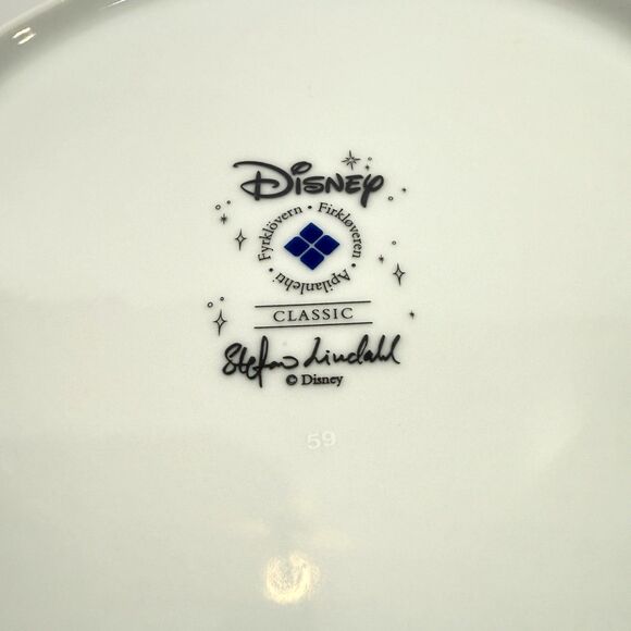 Disney Christmas Stefan Lindahl Fryklovern Donald Duck Plates 10 3/4" Signed VTG - Picture 5 of 6